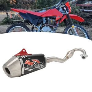 Exhaust Pipe Motorcycle Muffler Pipe Full Kit for HONDA CRF230F 2003-2017 Red - Picture 1 of 15