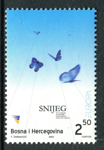 Bosnia and Herzegovina - 2003 - Europa Cept - MNH Set Cover