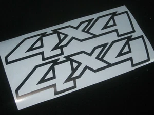 2 calcomanías adhesivas para furgoneta camión coche 4 x 4 300 mm tamaños impresos personalizados colores vehículo - Imagen 1 de 3