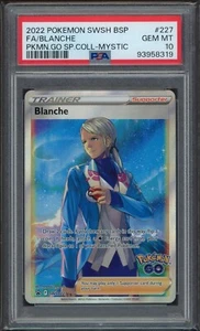 2022 POKEMON SWSH BLACK STAR PROMO #227 FULL ART BLANCHE PSA 10 GEM MINT - Foto 1 di 2