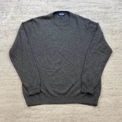 Allen Solly Cashmere Sweater XL Gray Collection Outdoors Preppy Casual Hike Mens - Image 1 of 4