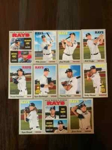 2019 Topps Heritage TAMPA BAY RAYS Base Team Set of (11) Adames Lowe RC - Bild 1 von 1