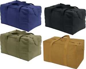 Canvas Small Cargo Bag Mini Parachute Hand Carry Duffle Military Tactical Tote