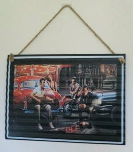 The Legends Elvis Marilyn James Humphrey Tin Metal Corrugated Sign 40 X 30 CM - Imagen 1 de 6