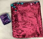 Decorative Pillow Case and Bracelet with Reversible Sequins - Mermaid Pillow Co