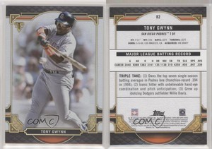 2022 Topps Triple Threads Tony Gwynn #82 HOF