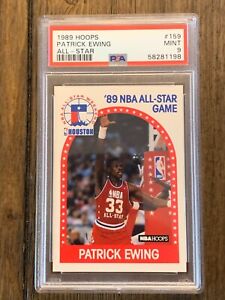 1989 Hoops Patrick Ewing All Star #159 PSA 9
