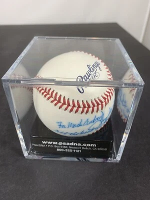 Tug McGraw Autograph Baseball PSA/DNA Grade 8 NEAR MINT-MINT - Image 1 of 4