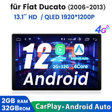 Produktbild - 13.1“Autoradio Navi Für Fiat Ducato Peugeot Boxer Citroen Jumper Android CarPlay