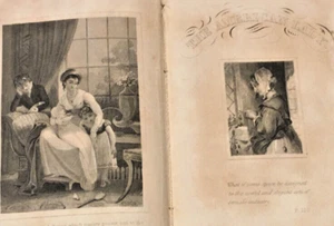 1841 c)1836 Antique "THE AMERICAN LADY" by C. Butler FEMALE CHARACTER Etiquette - Imagen 1 de 12