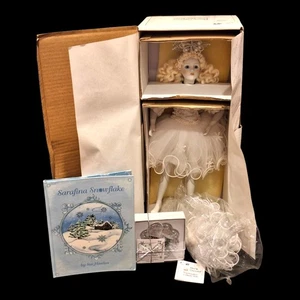 Muñeca de Navidad Marie Osmond Sarafina Copo de Nieve con LIBRO y ORNAMENTO NUEVA EN CAJA - Imagen 1 de 12