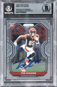 Bengals Tee Higgins Authentic Signed 2020 Panini Prizm #308A Card BAS Slabbed - Picture 1 of 2