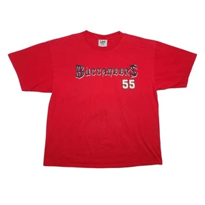 Vintage Tampa Bay Buccaneers 1998 Derrick Brooks T Shirt #55 Sz XXL 2XL 90s NFL - Picture 1 of 13