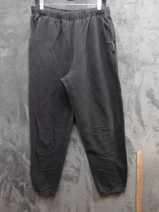 Non-Fiction Tiger Brand Sweatpants Mens Medium Gray 100% Cotton Fleece Joggers - Picture 1 of 12