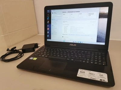 Notebook Asus 15,6 FullHD, Win 11 PRO, Intel i7, RAM 8GB, SSD 500, Grafic Nvidia - Immagine 1 di 4