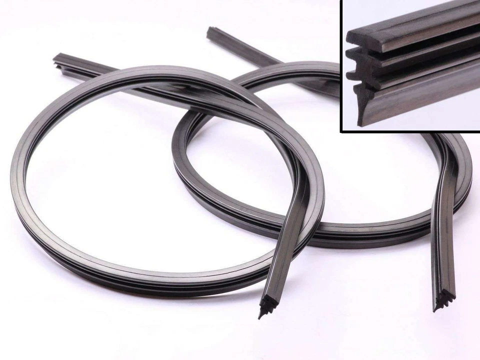 RECAMBO 2x700mm Scheibenwischer Ersatz Gummi passend für Bosch Aerotwin Wischergummi Set