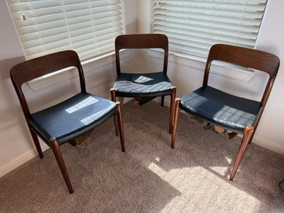 Niels Moller Model 75 Mid Century Danish Teak Dining Chairs -PRICE FOR ONE CHAIR - Image 1 of 4