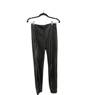 NWT Nicole Miller Faux/Vegan Leather Pants - Black, Sleek & Chic - Image 1 of 4