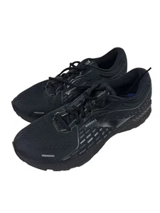 Brooks Adrenaline Gts 21 Black/Black Mens 9.5 (2E) - Picture 1 of 6