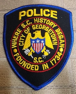 Patch Dipartimento di Polizia SC Georgetown Carolina del Sud - Foto 1 di 1