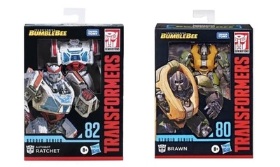 Transformers Generations Studio Series Ratchet 82 & Brawn 80 Deluxe 2-Pack NEW - Image 1 of 3