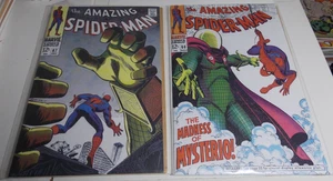 AMAZING SPIDER-MAN # 66 & 67 1968 coverless, complete, replica cover app. - Bild 1 von 8