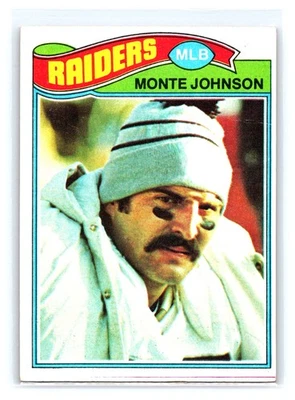 1977 Topps #77 Monte Johnson - Image 1 of 2