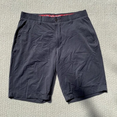 Мужские шорты для гольфа свободного покроя Under Armour размер 36 темно-синие шорты UA Tech - Изображение 1 из 4