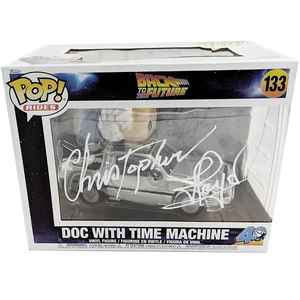 Christopher Lloyd Autographed "Back to the Future" Funko Pop! Deluxe Figure - Bild 1 von 3