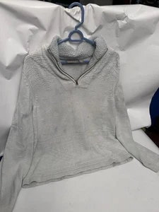 Womens light gray lightweight sweater Croft & Barrow size XL - Picture 1 of 3