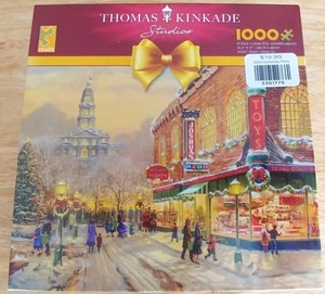 Ceaco A Christmas Wish Thomas Kinkade 1000 Piece Puzzle #41044-NIB - Picture 1 of 2