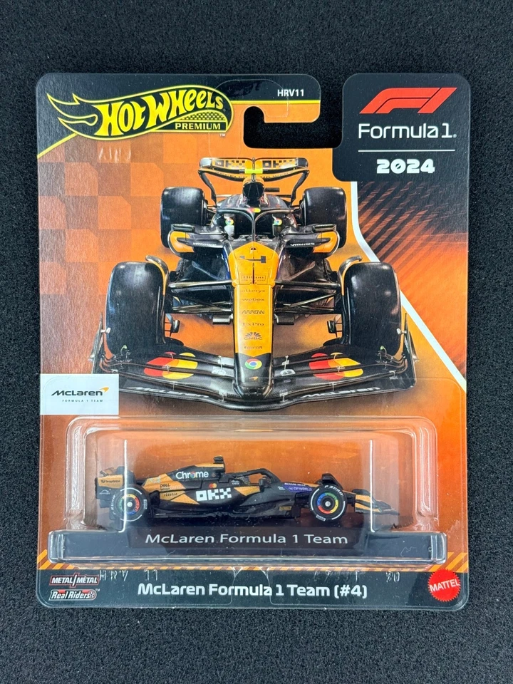 Hot Wheels 2025 Premium Formula 1 McLaren Team #4 Lando Norris F1 MCL38 - Image 1 of 1