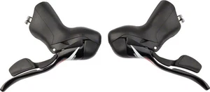 microSHIFT R10 Drop Bar Shift Lever Set - 2 x 10-Speed, Compatible, Black - Picture 1 of 1