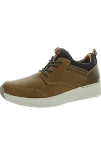 Clarks Men's Motion Trek EZ Dark Tan Leather 10M - Foto 1 di 7