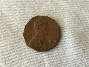 1980 U.S. Penny Error Coin - Picture 1 of 3