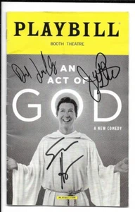 Sean Hayes SIGNIERTES Playbill "An Act Of God" 2016 BROADWAY Ticket Stub - Bild 1 von 2