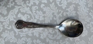 Kings Crown Edelstahl Besteck von International Silver: Runder Suppenlöffel - Bild 1 von 3