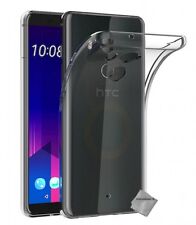 Housse etui coque gel fine HTC U11+ (U11 Plus) + film ecran TRANSPARENT TPU