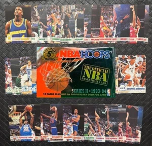 1993-94 NBA HOOPS Basketball Trading Cards Complete Your Set U Pick Jordan 2/2 - Picture 1 of 420