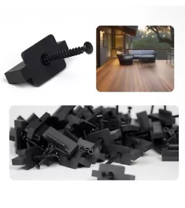 Versteckte Terrassenbefestigungen Versteckte Befestigung Terrassenclips Universal Nylon Clips Terrassendielen - Bild 1 von 3