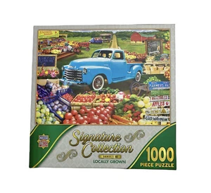 Master Pieces Signature Collection Locally Grown Farmers Market 1000 Pcs Puzzle - Picture 1 of 4