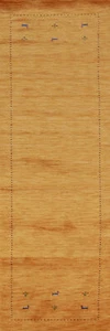 Exquisite Gabbeh Indian Tribal Wool Carpet Hand-Knotted 10' Runner Rug 2x10 ft - Picture 1 of 17