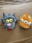 Universal Studios Exclusive Scratchy Simpsons Plush Hat And Three Eyed Goldfish