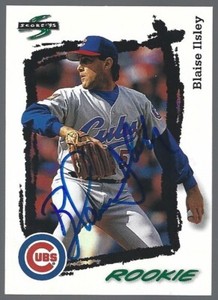 1995 Score Baseball #289 Blaise Ilsley IP autograph signed card