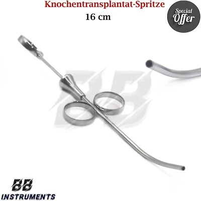 SLITE TECH INSTRUMENTS Implantat Instrumente Knochenspritze Bone Graft Syringe Knochentransplantation