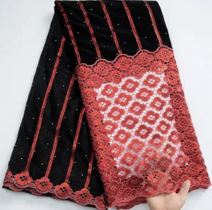 "Luxury 5 Yards Lace Fabric - Perfect for Dresses, Weddings, & Crafts!" - Picture 1 of 19