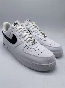 Nike Air Force 1 '07 AN20 White Black 2019 CJ0952-100 Men’s Size 16 - Picture 1 of 5