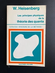 HEISENBERG Les principes physiques de la theorie des quanta GAUTHIER-VILLARS - Picture 1 of 1