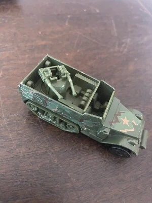 Pistola de media pista Hot Wheels 1974 tanque artillero #9374 ejército militar vintage Foto 1 de 4