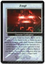 Babylon 5 CCG Crusade Promo Card Zog! M/NM Mint/Near Mint